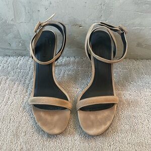 Alexander Wang Beige Ankle Strap Heels